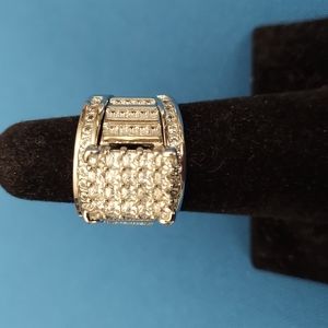 Gorgeous Silver Ring  Size 7 1/2